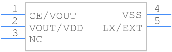 XC9111C251MR-G - Torex - PCB symbol