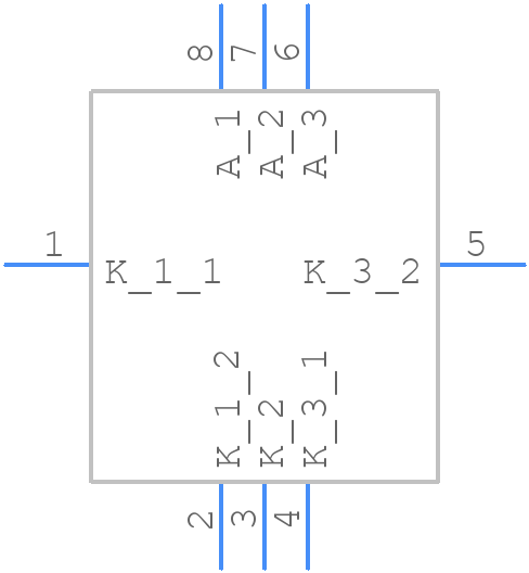 KW H3L531.TE-Z7Q6-EBVFFCBB46-DFYF - ams OSRAM - PCB symbol