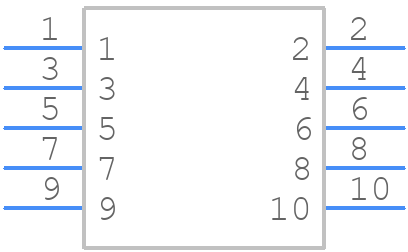 713-1425/107-000 - Wago - PCB symbol