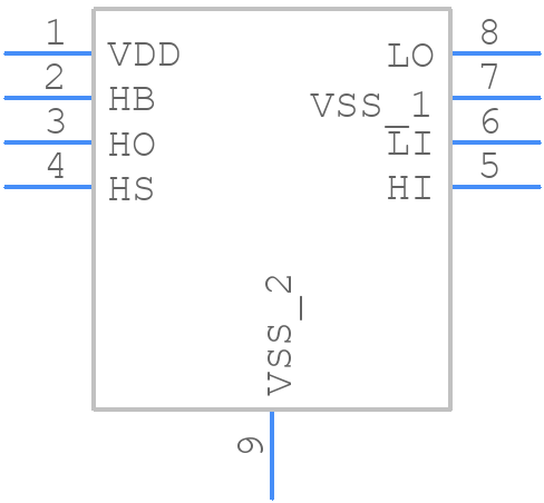 2EDL8114GXUMA1 - Infineon - PCB symbol