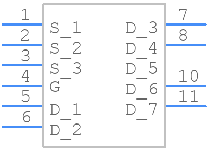 SIS4608DN-T1-GE3 - Vishay - PCB symbol