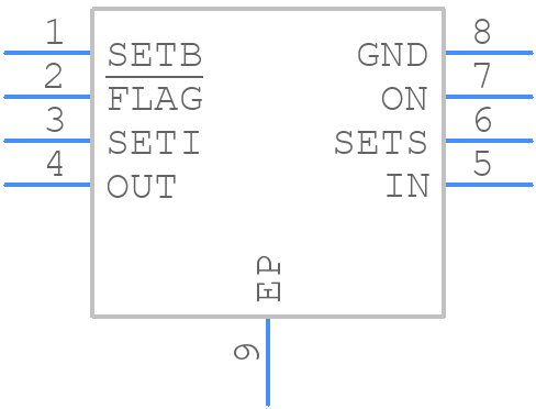 MAX4766CETA+T - Analog Devices - PCB symbol