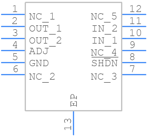 LT3012EDE#WTRPBF - Analog Devices - PCB symbol