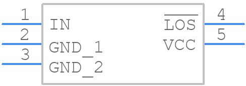 MAX7461EUK+ - Analog Devices - PCB symbol