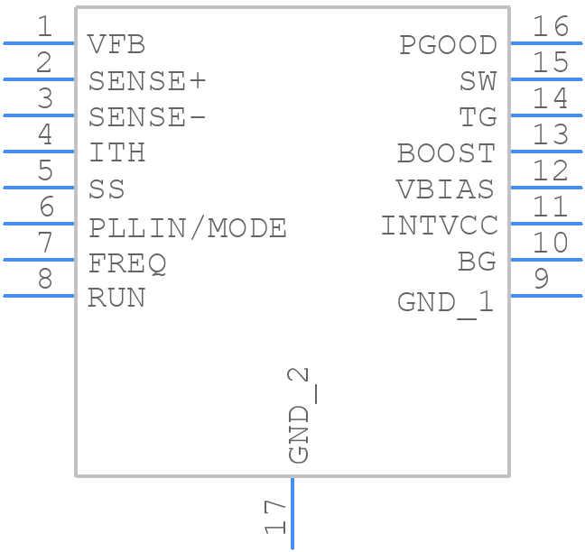 LTC3786HMSE#WPBF - Analog Devices - PCB symbol