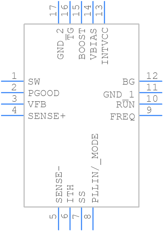 LTC3786IUD#WTRPBF - Analog Devices - PCB symbol