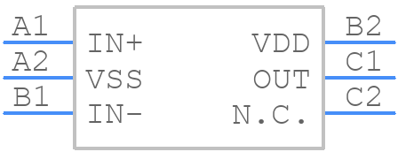 MAX44264EWT+ - Analog Devices - PCB symbol