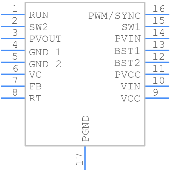 LTC3115EDHD-1#WTRPBF - Analog Devices - PCB symbol