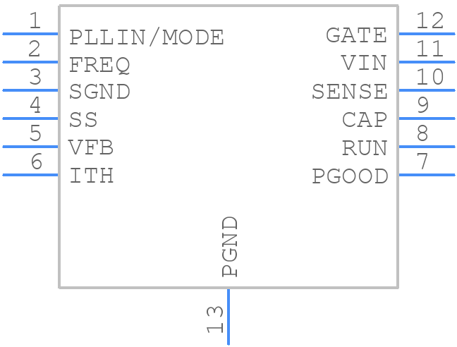 LTC3864HMSE#WTRPBF - Analog Devices - PCB symbol