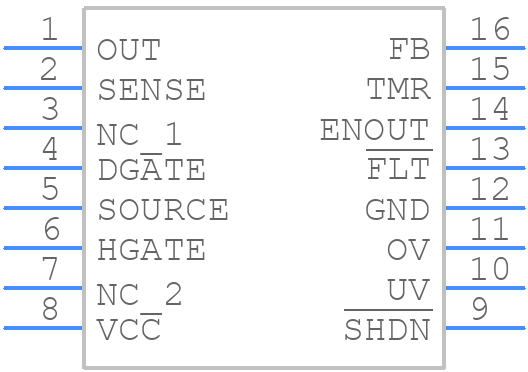 LTC4364HMS-2#WPBF - Analog Devices - PCB symbol