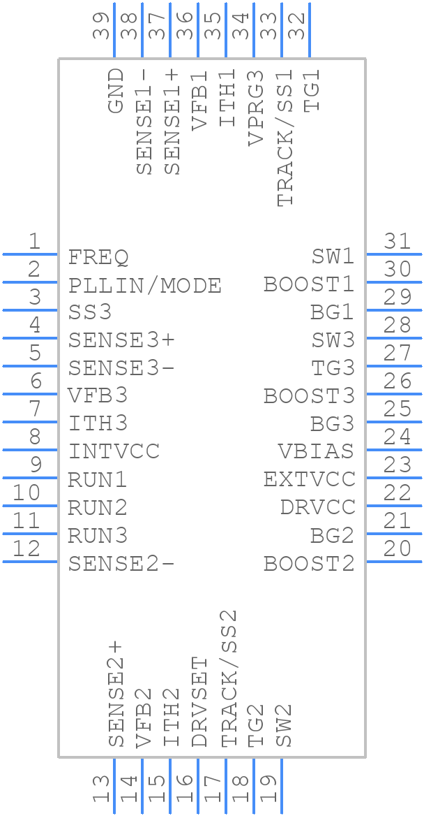 LTC3899HUHF#TRPBF - Analog Devices - PCB symbol