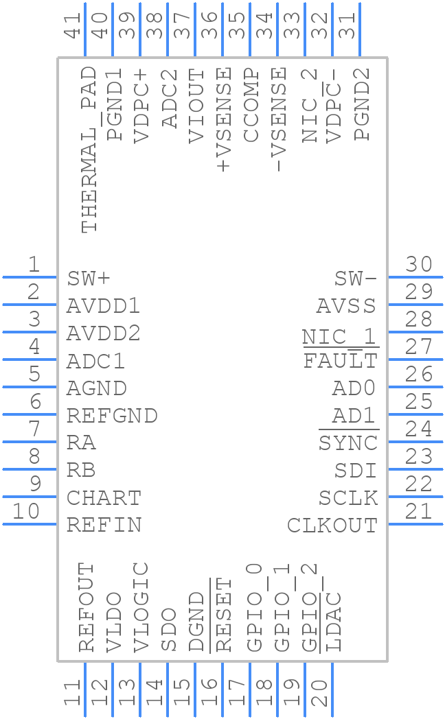 AD5753BCPZ - Analog Devices - PCB symbol
