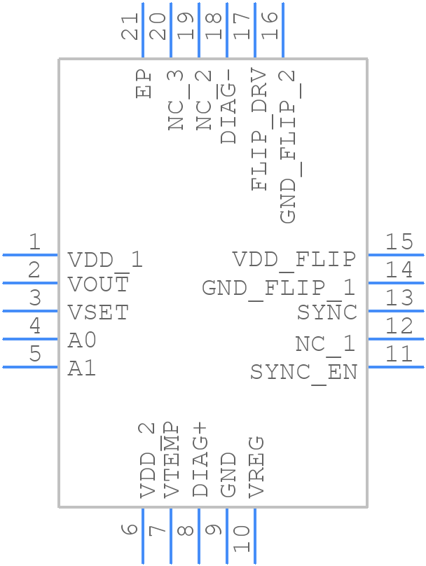 ADAF1080BCPZ - Analog Devices - PCB symbol