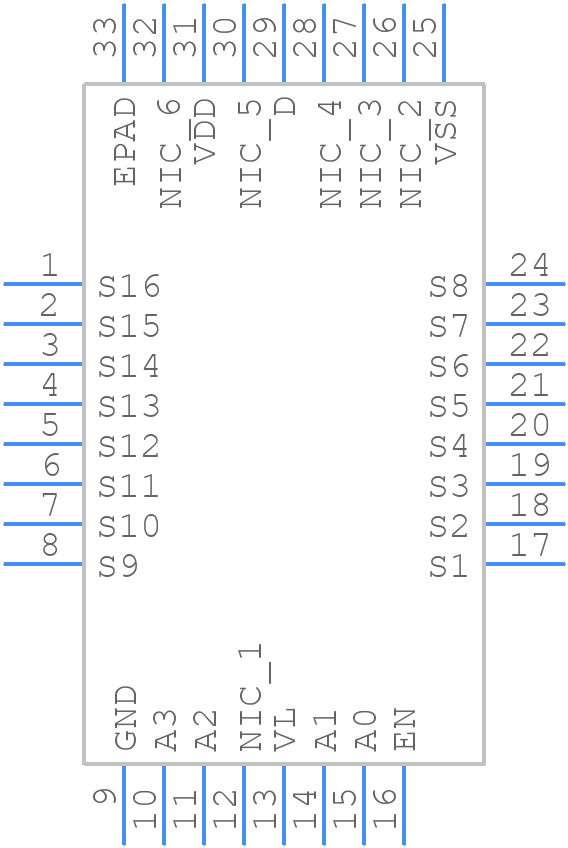 ADG1206LYCPZ-REEL7 - Analog Devices - PCB symbol