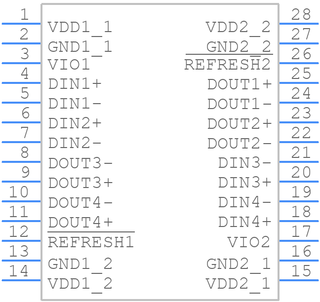 ADN4622BRNZ - Analog Devices - PCB symbol