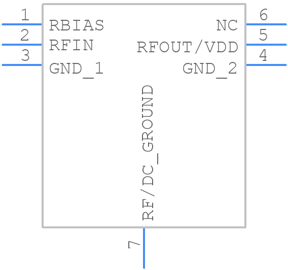 HMC8413LP2FETR-CSL - Analog Devices - PCB symbol