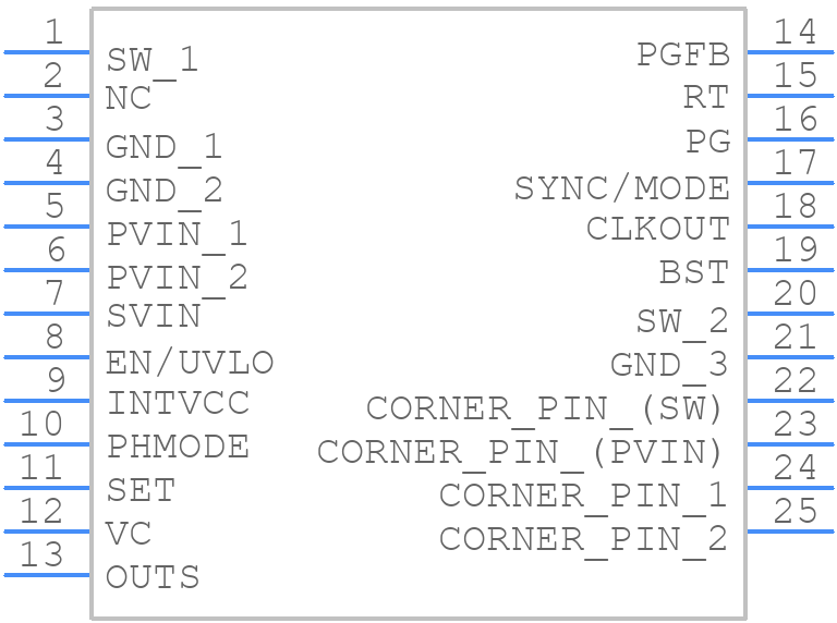 LT8622SAV#TRPBF - Analog Devices - PCB symbol