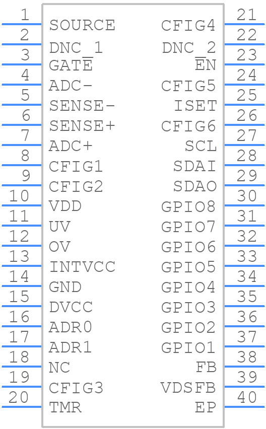 LTC4286AUK#TRPBF - Analog Devices - PCB symbol