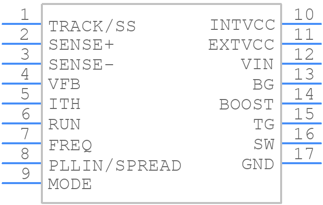 LTC7803EMSE#TRPBF - Analog Devices - PCB symbol