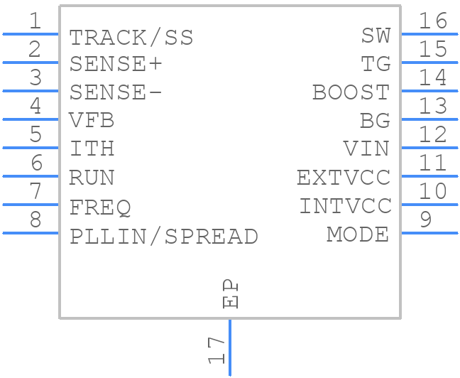 LTC7803EMSE#WPBF - Analog Devices - PCB symbol
