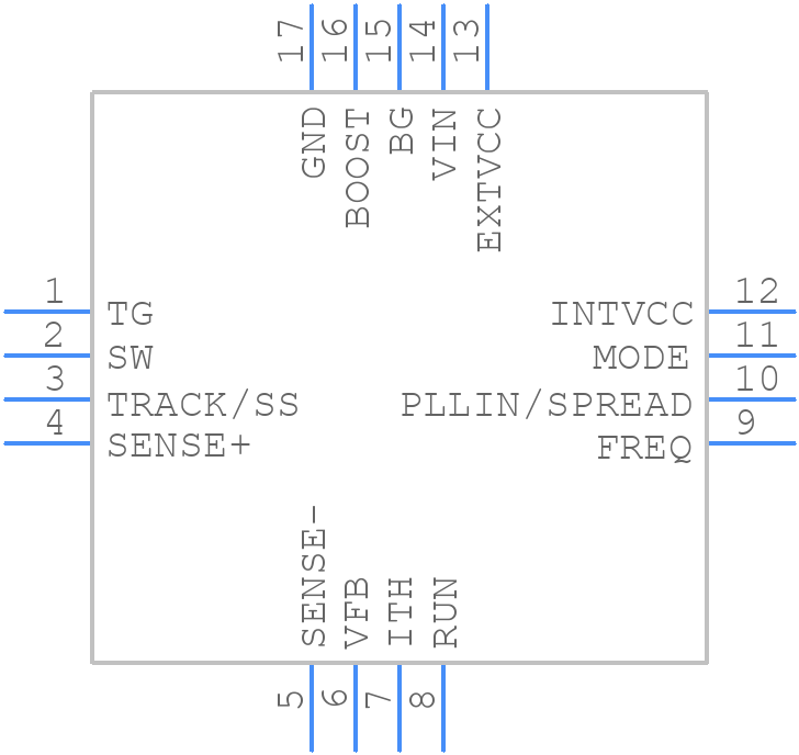 LTC7803EUD#WTRPBF - Analog Devices - PCB symbol