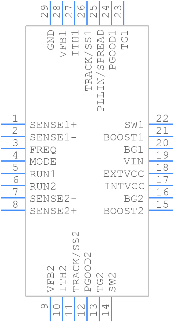 LTC7805JUFDM#WPBF - Analog Devices - PCB symbol