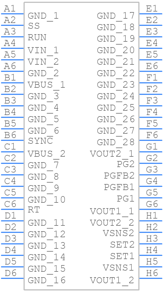 LTM8080IY#PBF - Analog Devices - PCB symbol