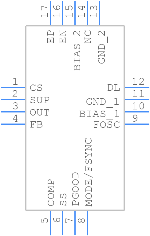 MAX25200ATEA/VY+ - Analog Devices - PCB symbol
