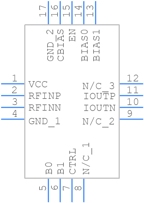 HMC794LP3ETR - Analog Devices - PCB symbol