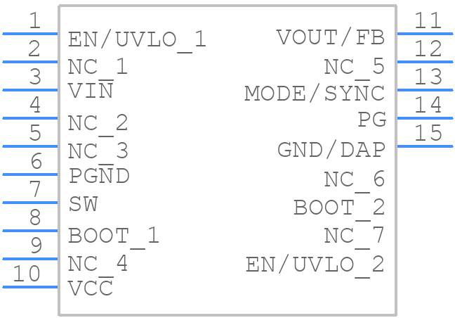 LMQ66430MC3RXBRQ1 - Texas Instruments - PCB symbol