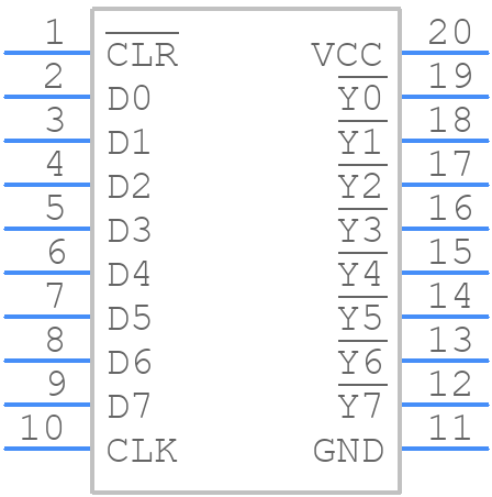 RD15LD74APT0 - Renesas Electronics - PCB symbol
