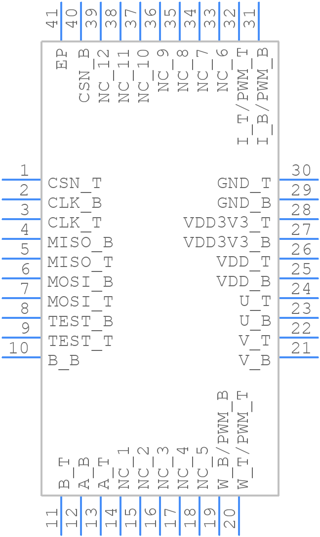 AS5247-HMFT - ams OSRAM - PCB symbol