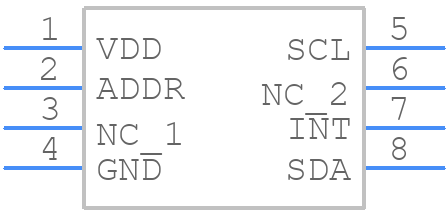 OPT4048DTSR - Texas Instruments - PCB symbol