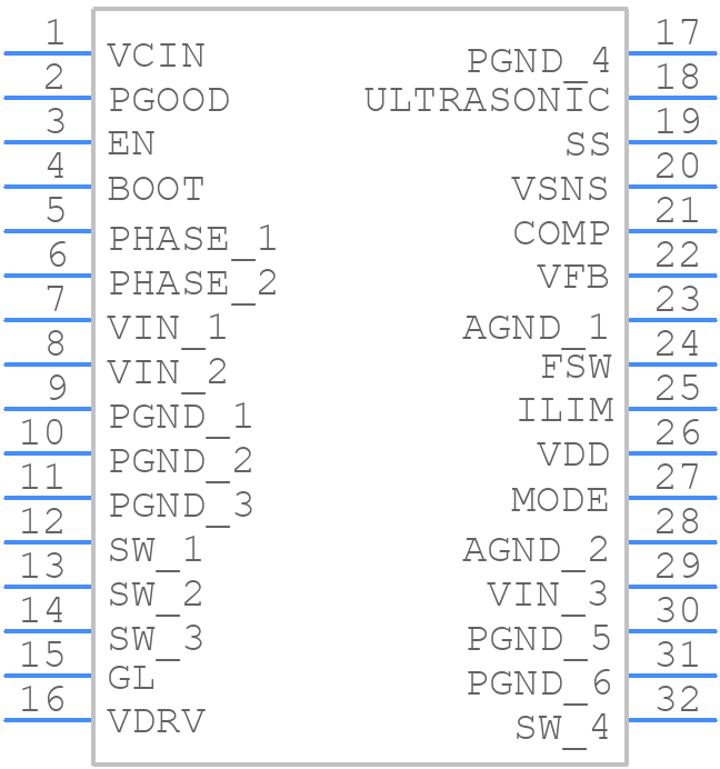 SIC471ED-T1-GE3 - Vishay - PCB symbol