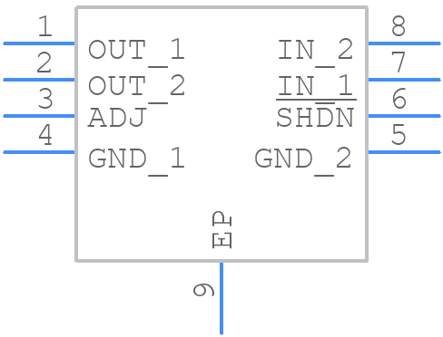 LT1965IMS8E#TRPBF - Analog Devices - PCB symbol