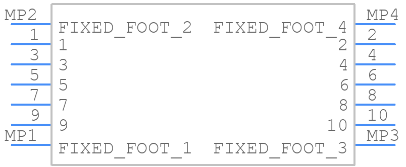 10164228-0101A1RLF - Amphenol - PCB symbol