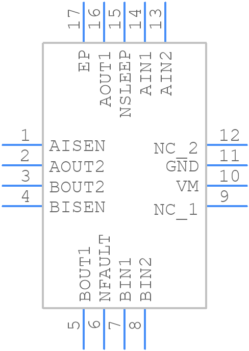 DRV8410RTER - Texas Instruments - PCB symbol