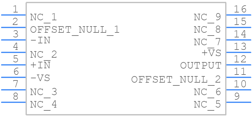 AD745JRZ-16-REEL - Analog Devices - PCB symbol