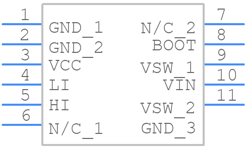 GS-EVM-DRG-100V7R-GS2 - GaN Systems - PCB symbol