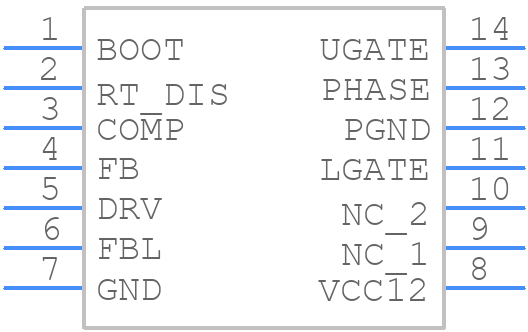 RT9259AGS - RICHTEK - PCB symbol