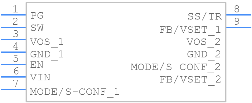 TPS62992QRYTRQ1 - Texas Instruments - PCB symbol
