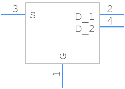FDT458P - onsemi - PCB symbol