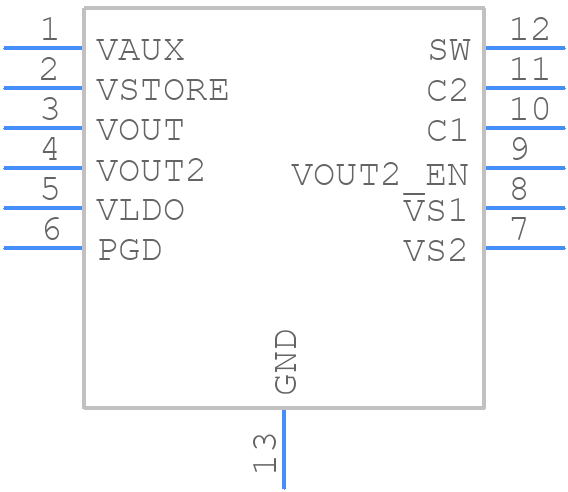 LTC3108IDE#TRPBF - Analog Devices - PCB symbol