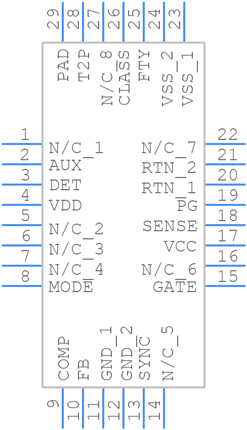 MP8009GV-P - Monolithic Power Systems (MPS) - PCB symbol