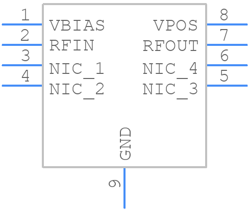 ADL5521 - Analog Devices - PCB symbol