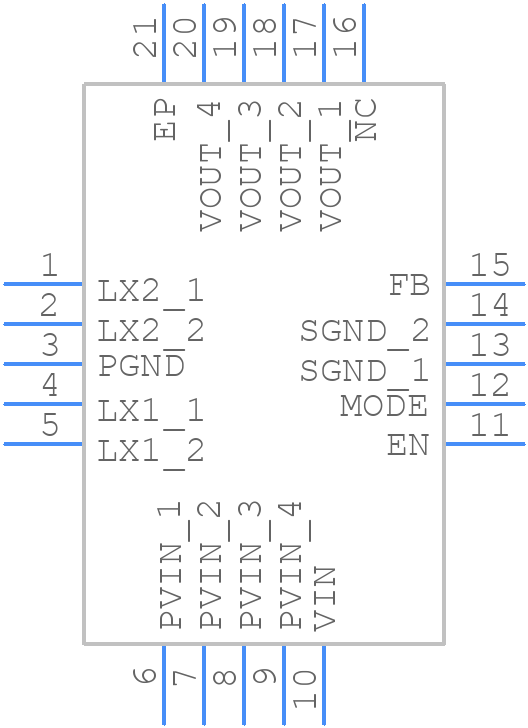 ISL91127IRAZ-T7A - Renesas Electronics - PCB symbol