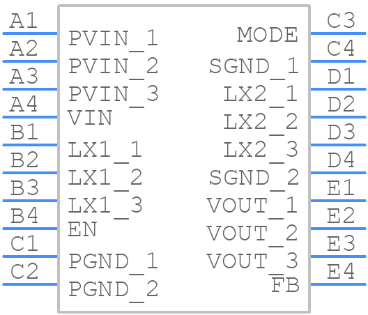 ISL91127II2AZ-T - Renesas Electronics - PCB symbol