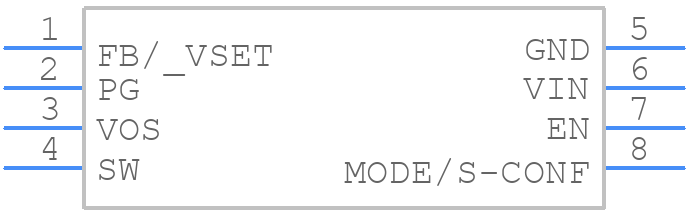 TPS629203DRLR - Texas Instruments - PCB symbol