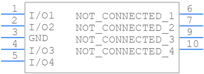 RCLAMP03354P.A - SEMTECH - PCB symbol
