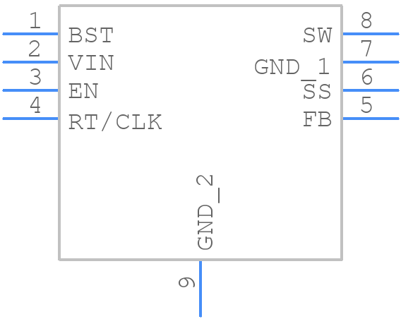 AP64502SP-13 - Diodes Incorporated - PCB symbol